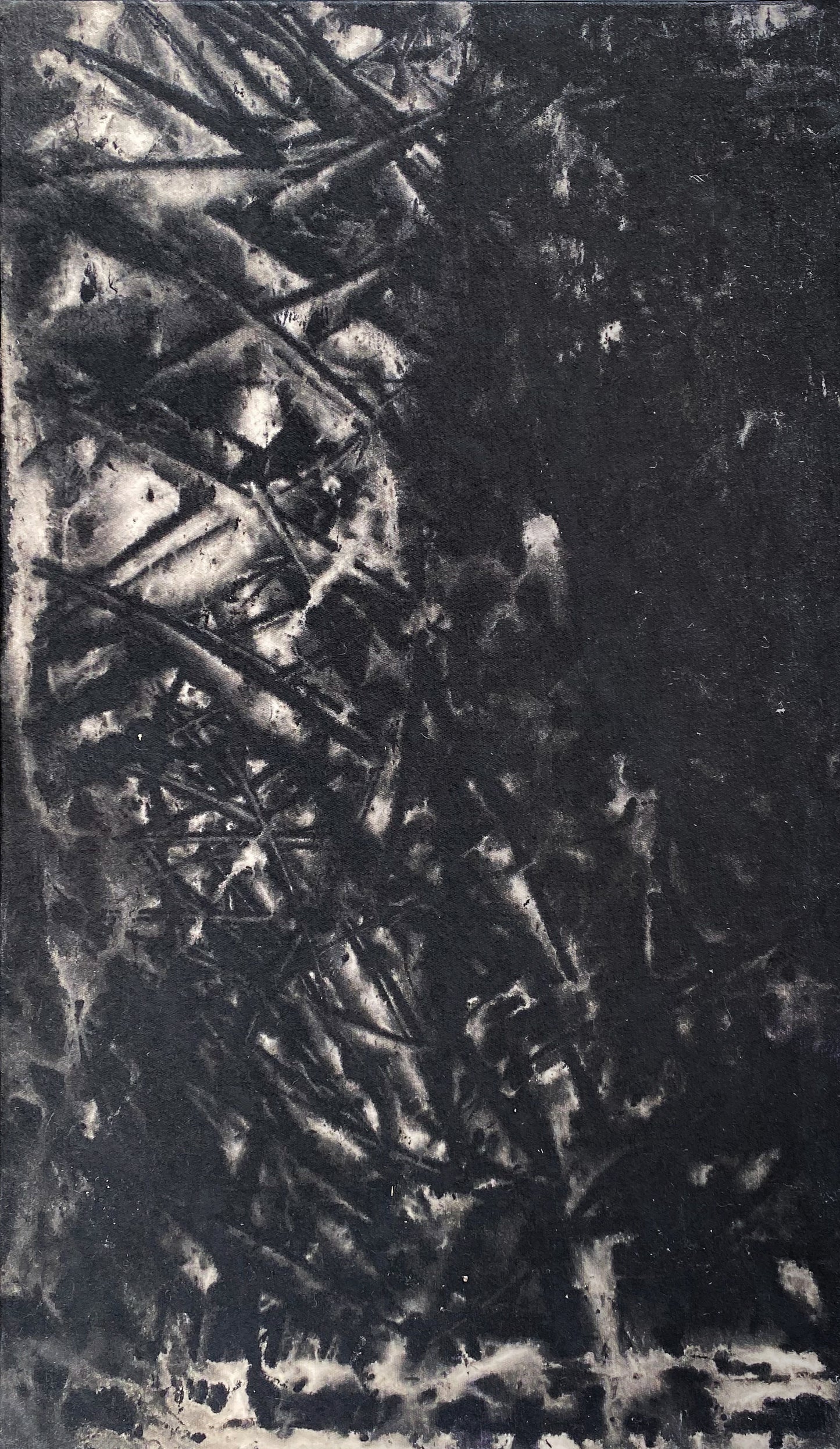 Sans Titre 12 ( noir) et 8 (bleu)