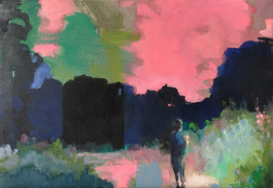 Paysage au carré noir