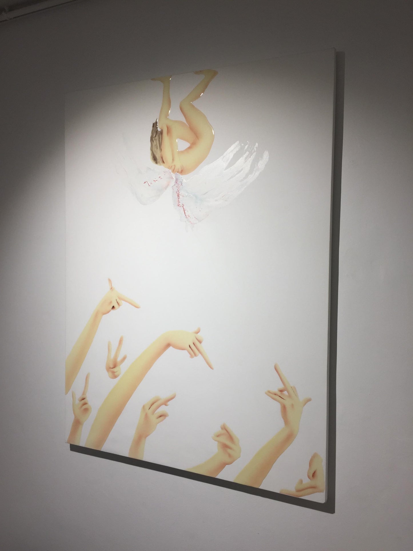 Wang Yu - La Chute - Galerie Lazarew - Art contemporain Paris