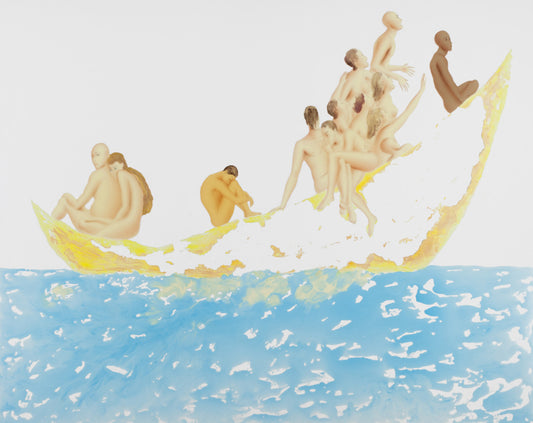 Wang Yu - Radeau de la lune - Galerie Lazarew - Art contemporain Paris