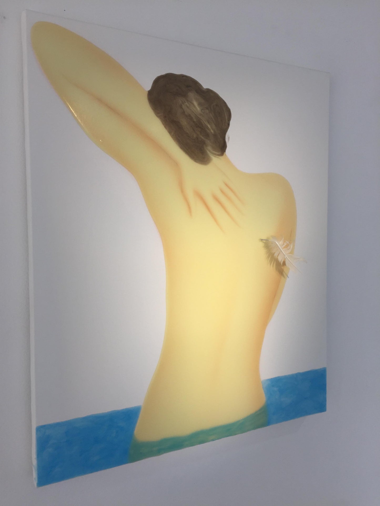Plume - Touchée - Galerie Lazarew - Art contemporain Paris
