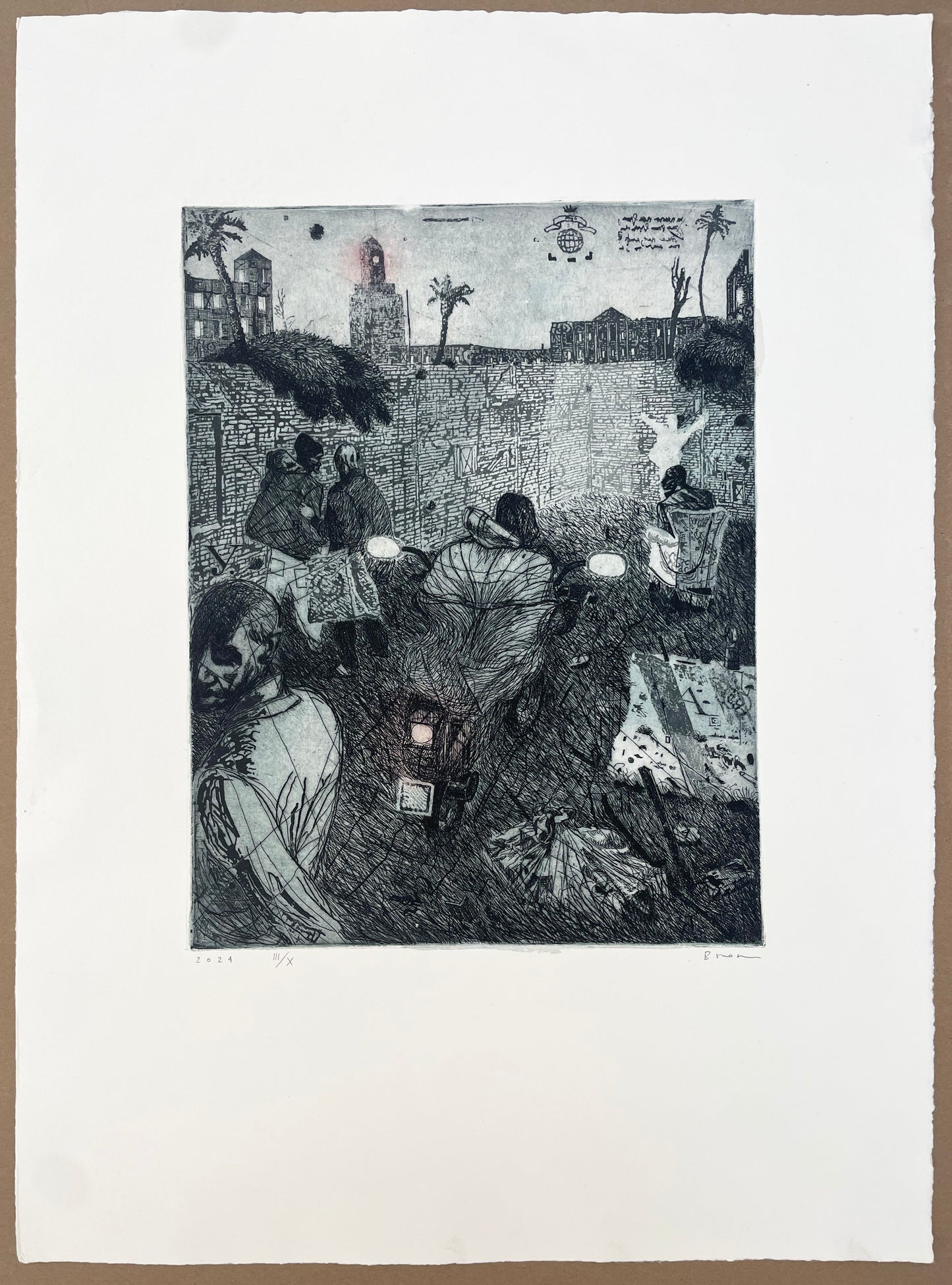 Gravure & aquarelle n°2