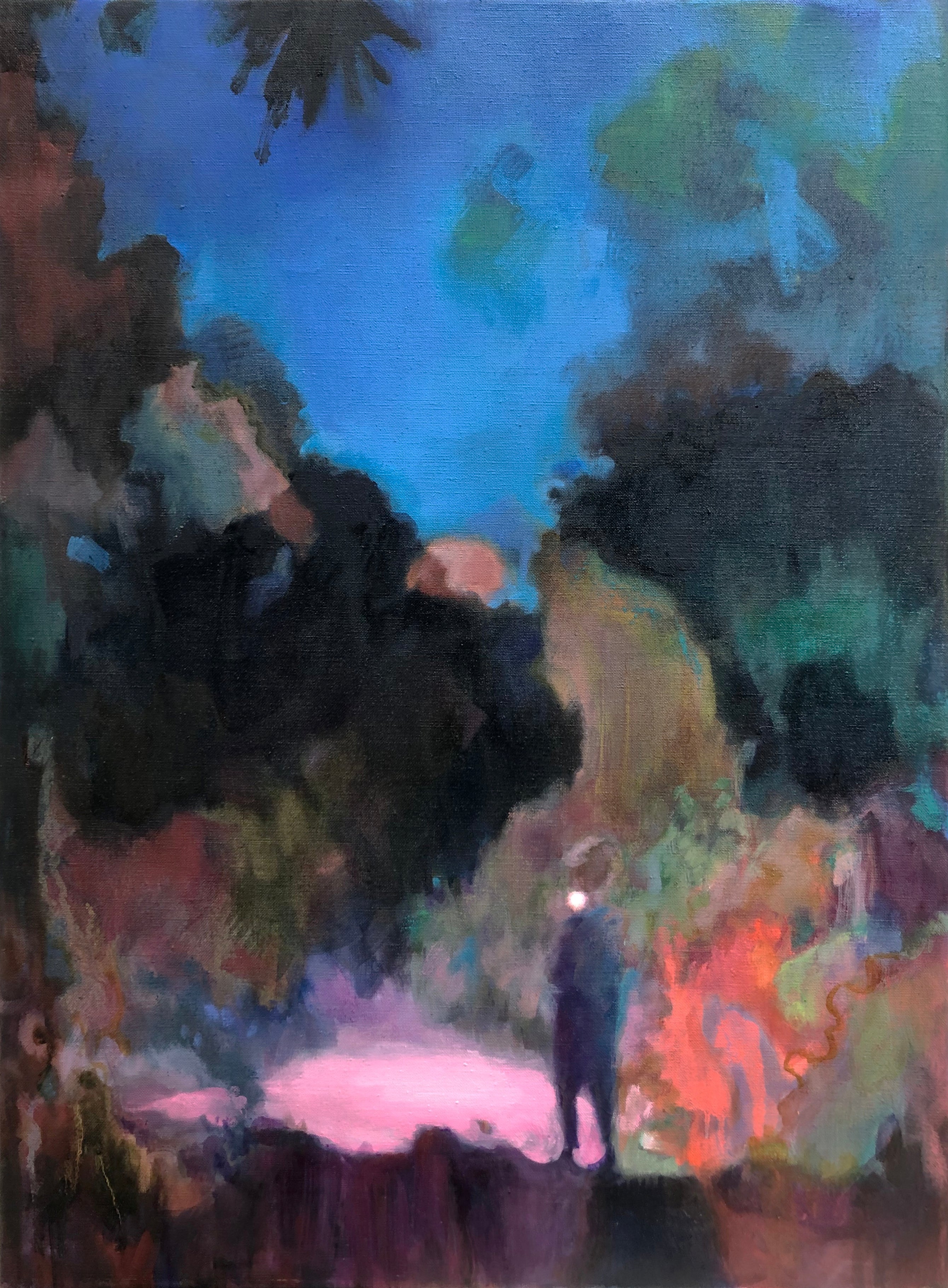 Sandrine Rondard - Steph dans la nuit petit format – Galerie Lazarew