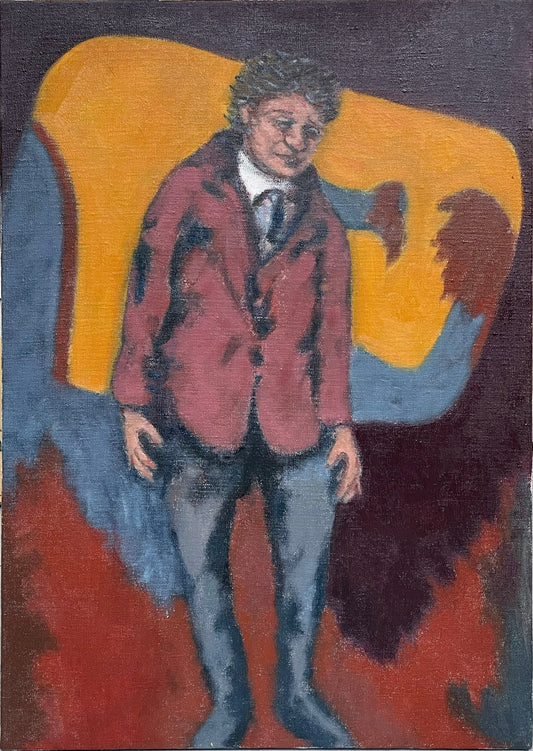 Figure à la veste rose