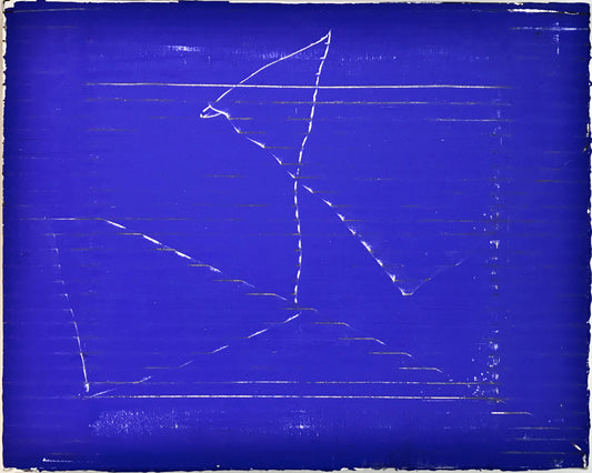 Aharon Gluska – Silent Blue 5 - Galerie Lazarew - Art contemporain Paris