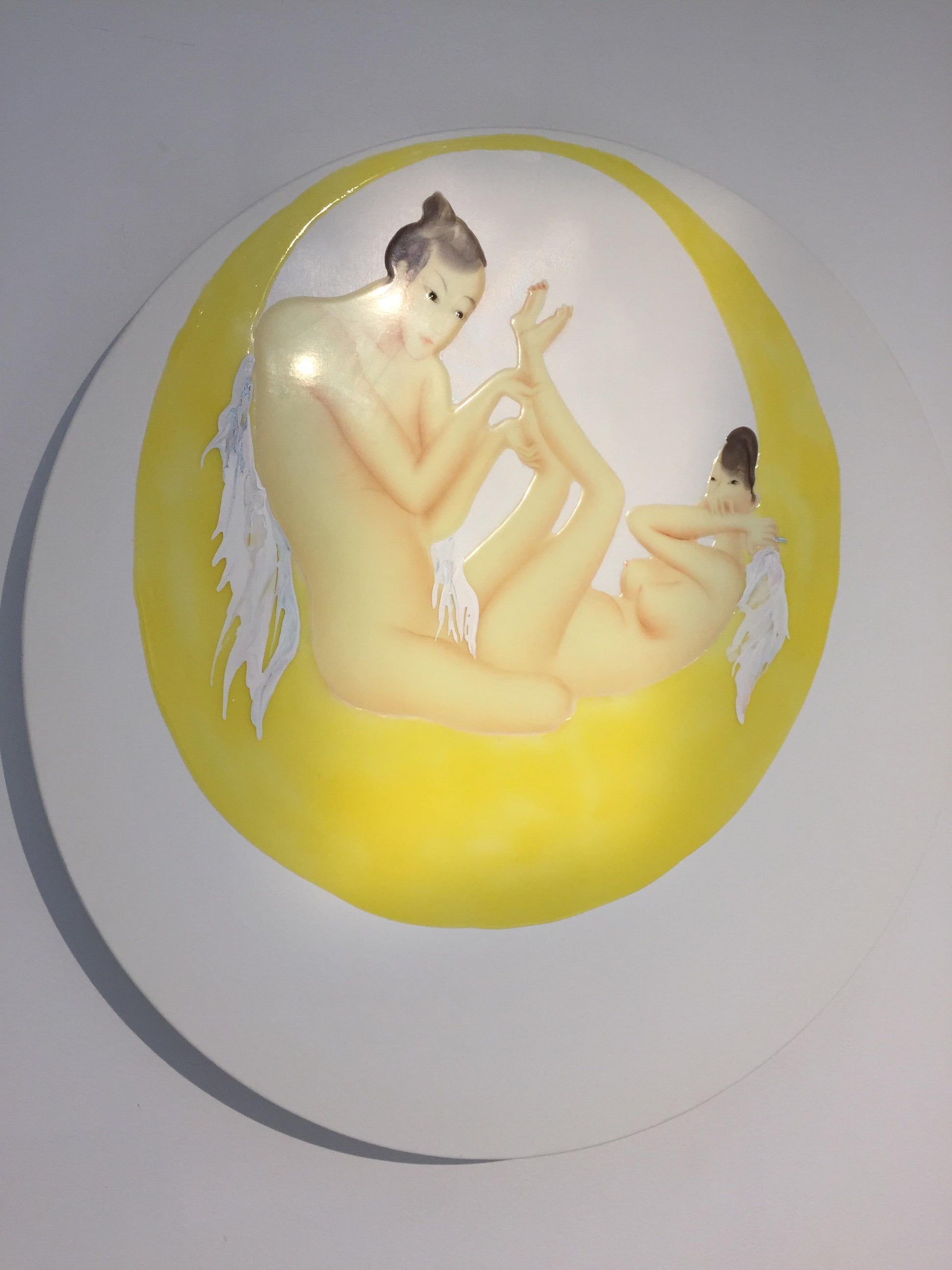 Wang Yu - Anges dans la lune 2 - Galerie Lazarew - Art contemporain Paris