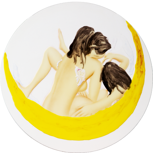 Wang Yu - Anges dans la lune 8 - Galerie Lazarew - Art contemporain Paris